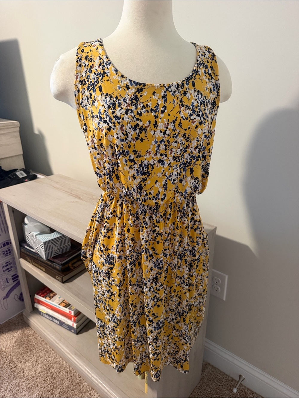 Floral Yellow Summer Dress